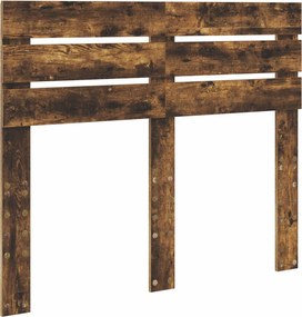 vidaXL Fejtámla Füstölt tölgy 120 cm Faanyag