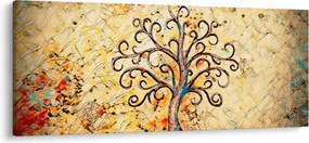 Kép - Mozaik életfa (120x50 cm)
