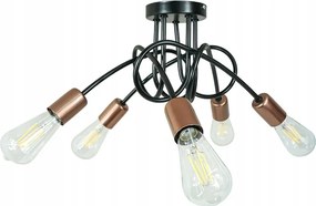 Loft Edison Függesztett Mennyezeti Lámpa 5 x E27