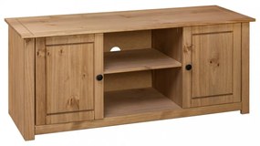 tömör fenyőfa Panama TV szekrény 120 x 40 x 50 cm
