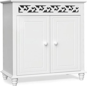 JERSEY komód, 76x65x35cm, fehér Casaria