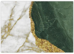 Kép - Zöld márvány N⁰3 (70x50 cm)