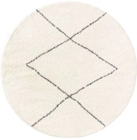 Shaggy szőnyeg kör alakú Benno Cream o 160 cm