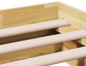 ágykeret matrac nélkül 180x200 cm tömör fa tölgyfa