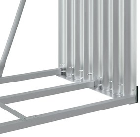 vidaXL zöld horganyzott acél rönktartó 80 x 45 x 190 cm