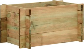 vidaXL impregnált fenyőfa emelt kerti zöldségágyás 40 cm