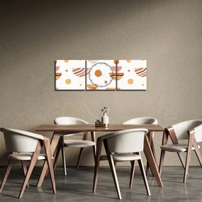 Kép - Álomalkotások N⁰4 (órával) (90x30 cm)