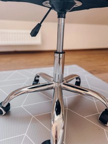 AKCIÓ Fekete irodai szék AVOLA VELVET II. minőség