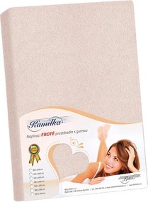 Bellatex frotté lepedő púderrózsaszín,, 140 x 200 cm