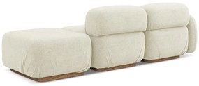 Krémszínű buklé moduláris heverő (jobb oldali) Ailani – Makamii