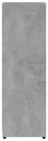 betonszürke szerelt fa fürdőszobaszekrény 30 x 30 x 95 cm
