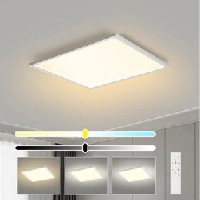 Brilagi - Dimmelhető LED lámpatest SLIMFRAME LED/58W/230V 60x60 cm fehér + távirányító