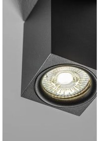 Lámpa Mennyezeti lámpatest TIPO, alum, 60x60x100, IP20, max 50W, kwad. Fekete