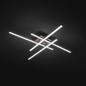 Brilagi - LED mennyezeti lámpa STRIPES LED/37W/230V ezüstszínű