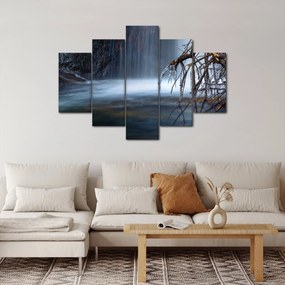 Egy téli lagúna képe (150x105 cm)