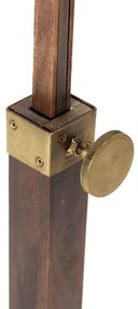 Ipari állólámpa bronz fa állítható - Haicha