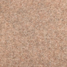 5 db barna tűlyukasztott lépcsőszőnyeg 65x21x4 cm
