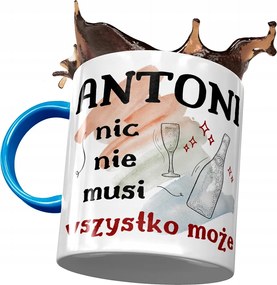 Kék bögre Antal kollégának Ajándék fényképes nyomtatással