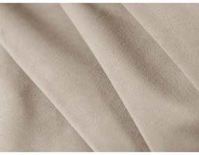 Bézs bársony kanapé 140 cm Abby – Micadoni