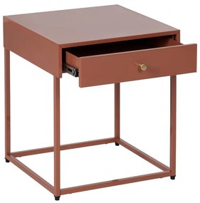 Terrakotta színű éjjeliszekrény Nara – Ixia