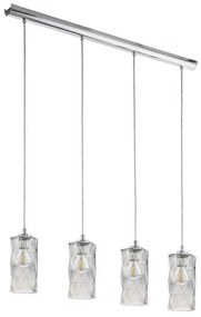 Eglo 96929 - Csillár zsinóron ESTEVAU 4xE27/28W/230V
