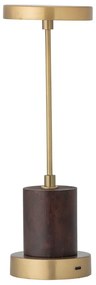 Aranyszínű LED dimmelhető asztali lámpa fém búrával (magasság 30 cm) Chico – Bloomingville