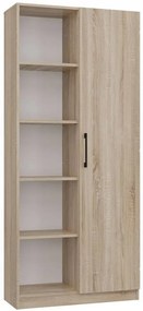 Aldabra RD-80 polcos szekrény, 80x182x30 cm, sonoma