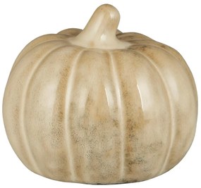 IB Laursen Cserép tök dekoráció PUMPKIN STANDING Ø8 cm krém