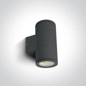 ONE LIGHT 67400B-AN OUTDOOR WALL LIGHTS Modern Kültéri Fali Lámpa Antracit GU10 IP44