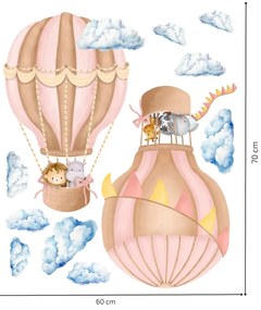 PIPPER. Falmatrica "Hőlégballonok állatokkal"