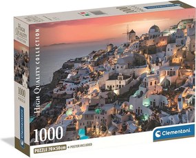Görögország Santorini 1000 db-os Compact puzzle Clementoni