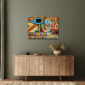 Egyiptomi motívumú kép (70x50 cm)