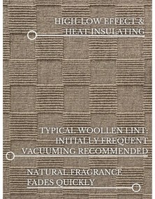 Bézs kézi szövésű gyapjú futószőnyeg 80x200 cm Scala – Villeroy&amp;Boch