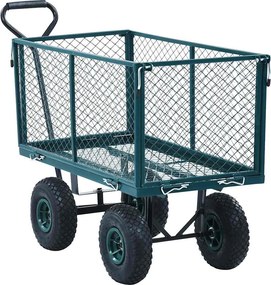 vidaXL zöld kerti kézikocsi 350 kg
