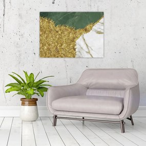 Üveg kép - Zöld márvány N⁰2 (70x50 cm)