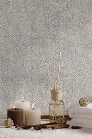 Holden Decor Essence Boa szürke kígyóbőr mintás fémhatású vlies tapéta – 66280