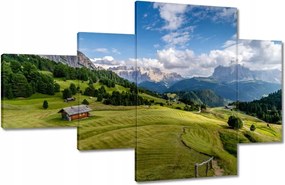 Festmények 130x80 Bárányok a hegyi réten