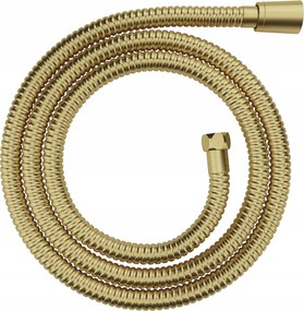 Zuhanytömlő Szálcsiszolt Sárgaréz 150 CM Csavarodásgátló Omnires