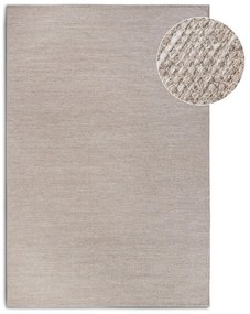 Bézs kézi szövésű gyapjúkeverék szőnyeg 190x280 cm Pradesh Linen White – Elle Decoration