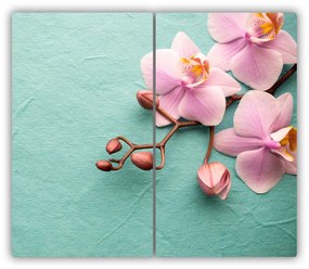 Üveg vágódeszka Orchidea 60x52 cm