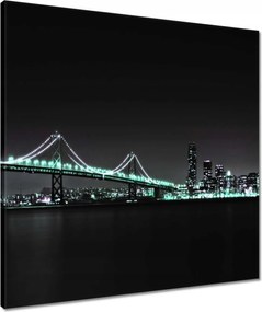 Vászonkép 60x60 Türkiz fények