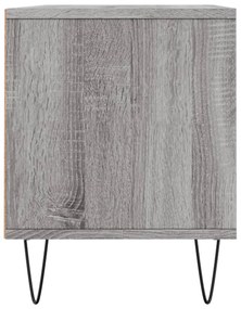 szürke sonoma színű szerelt fa TV-szekrény 100x34,5x44,5 cm