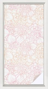 Ablakfólia Öntapadós Adatvédelem Virágos elegancia 50x100