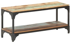 Tömör újrahasznosított fa dohányzóasztal 90 x 30 x 40 cm
