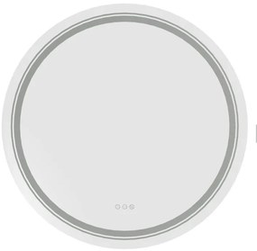 Dover falitükör ezüst 80 cm