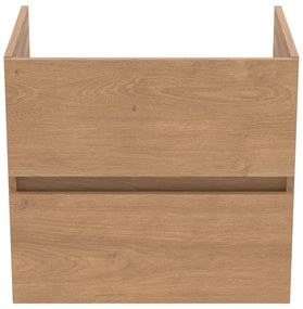 Natúr színű fali mosdó alatti szekrény tölgyfa dekorral 60x55 cm Eurovit+ – Ideal Standard