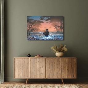 Kép - Egy harcos illusztrációja (90x60 cm)