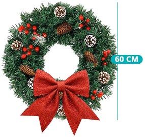 Karácsonyi ajtódísz 60cm