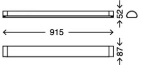 Briloner 2070-218 - BATH LED fürdőszobai tükörvilágítás 15W IP44
