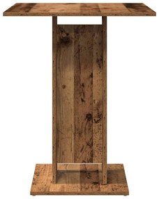 antik fa szerelt fa bisztróasztal 60 x 60 x 75 cm